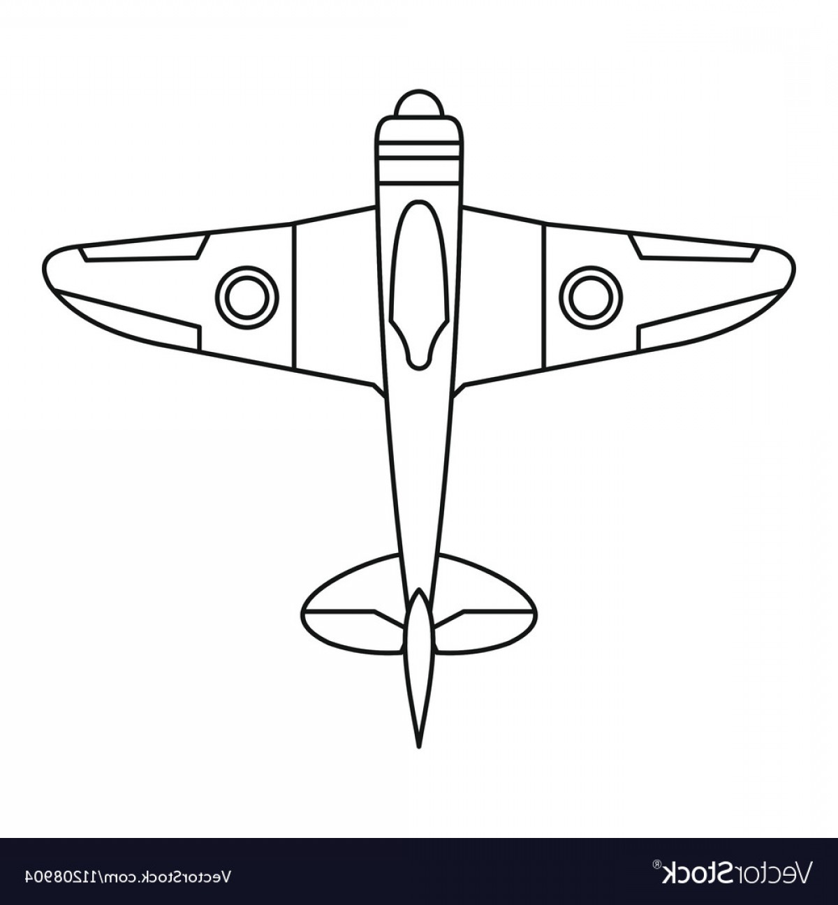 1200x1296 military fighter plane icon outline style vector soidergi - Plane Outline Drawing