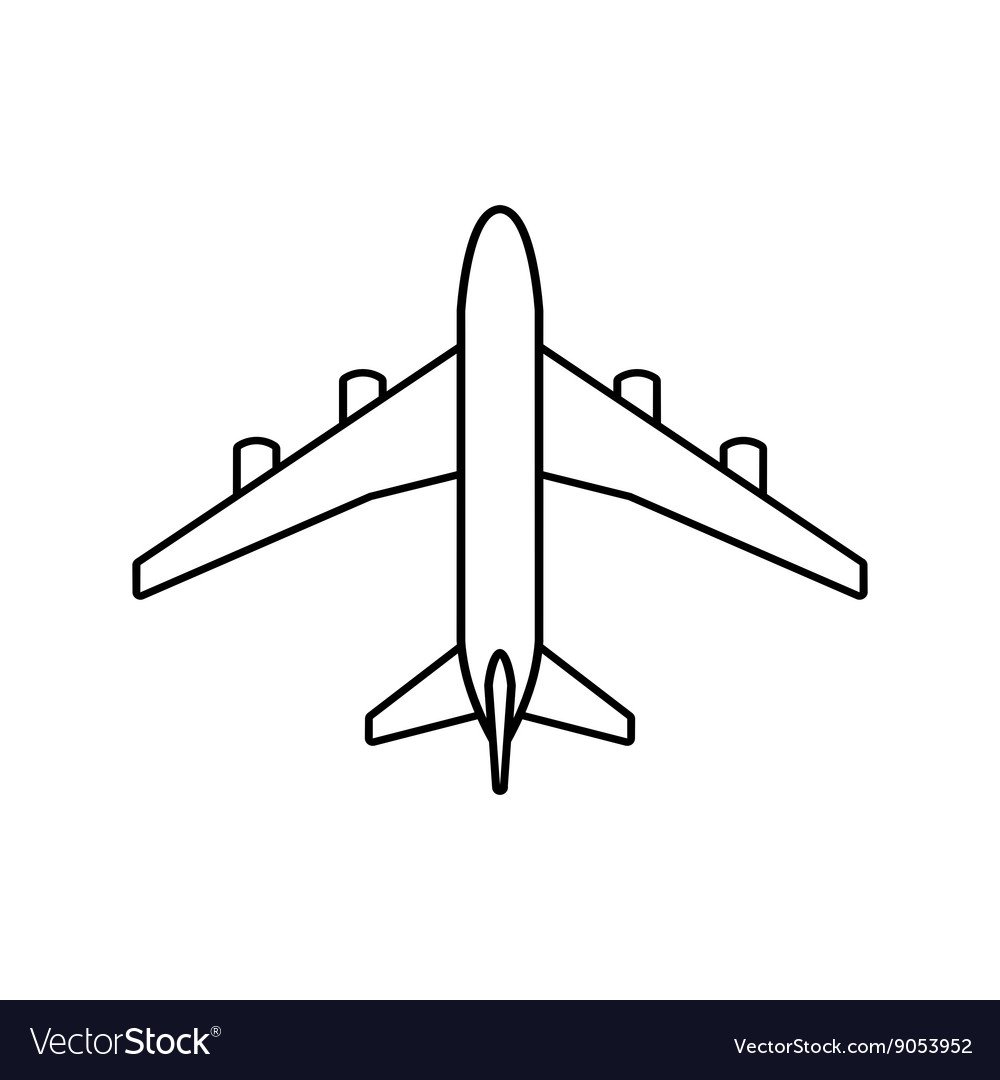Plane Outline Drawing at Explore collection of