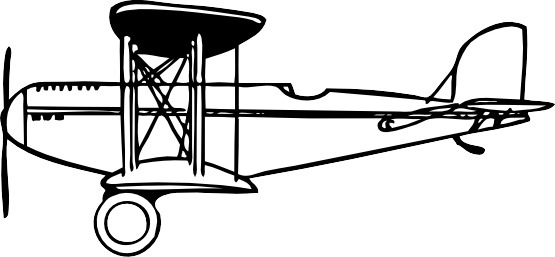 555x257 Plane Outline Clip Art Free Vector In Open Office Drawing - Plane Outline Drawing