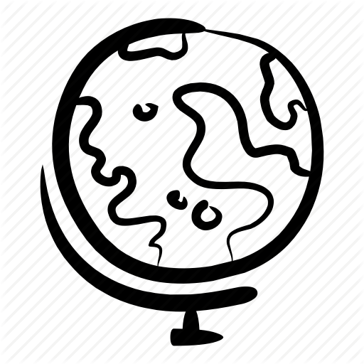 512x512 Collection Of Free Planet Drawing Ink Download On Ui Ex - Planet Line Drawing