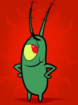 261x350 how to draw how to draw plankton from spongebob squarepants - Plankton Drawing