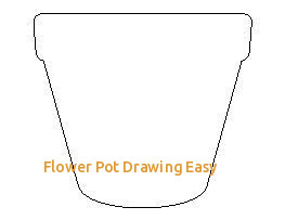 263x203 flower pot drawing easy - Plant In Pot Drawing
