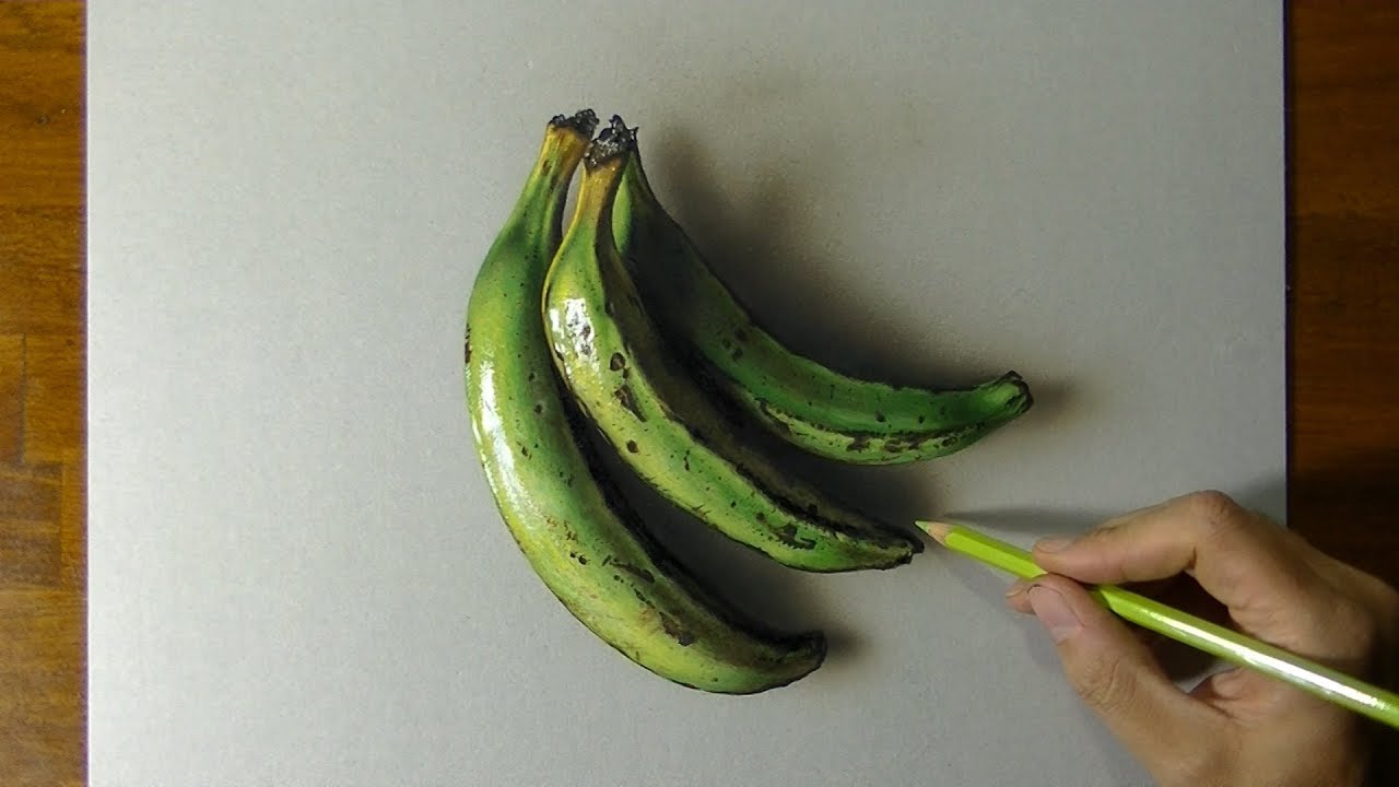 1280x720 Drawing Plantains - Plantain Drawing
