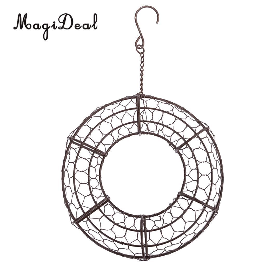 1024x1024 iron wire wreath heart frame succulent pot metal planter - Planter Drawing