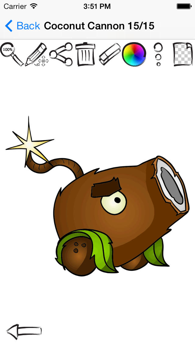 640x1136 How To Draw Plants Vs Zombies Version Ios App - Plants Vs Zombies Drawing