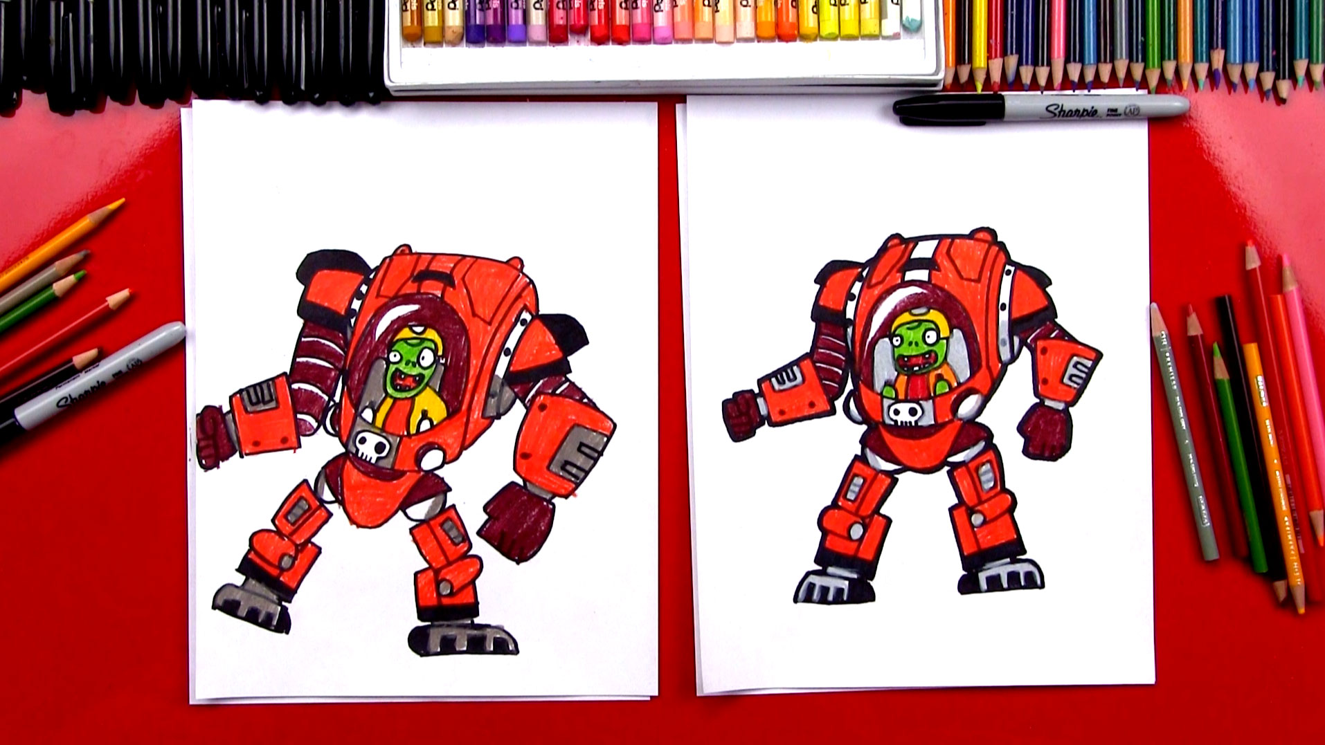 1914x1077 How To Draw Z Mech From Plants Vs Zombies Garden Warfare - Plants Vs Zombies Drawing