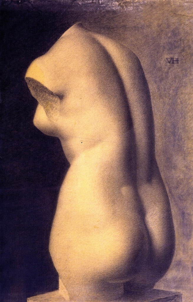 655x1024 hammershoi, vilhelm - Plaster Drawing