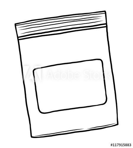 450x500 plastic bag vector illustration sketch style - Plastic Bag Drawing