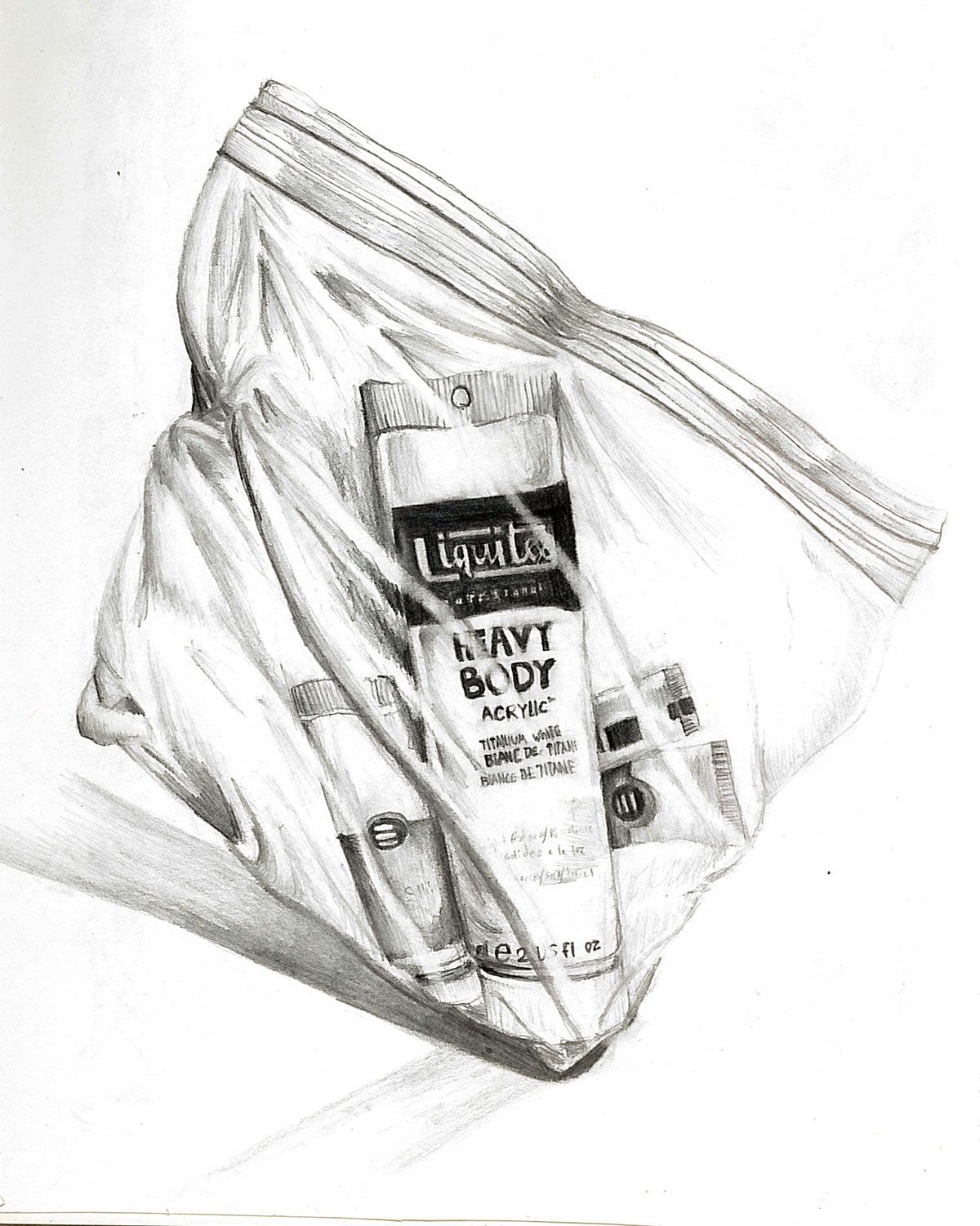 1200x1501 pencil line drawing of a plastic bag - Plastic Bag Drawing