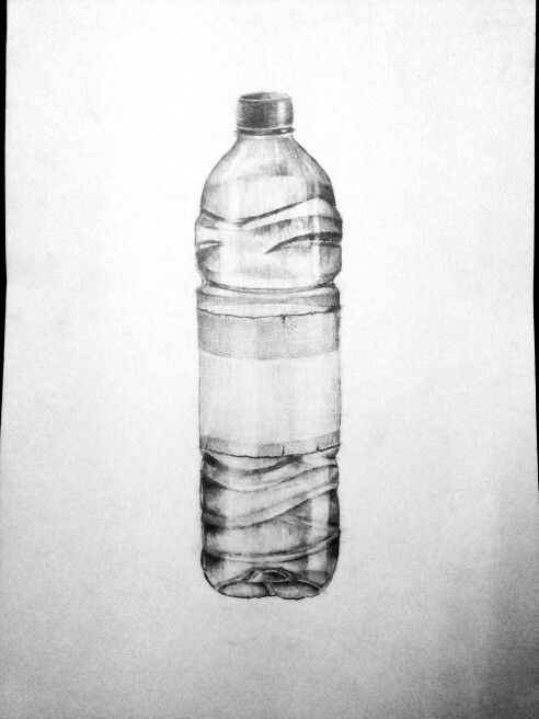 Plastic Bottle Drawing at PaintingValley.com | Explore collection of ...