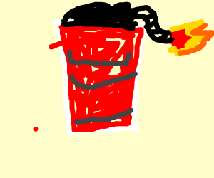 300x250 bomb in a plastic cup drawing - Plastic Cup Drawing
