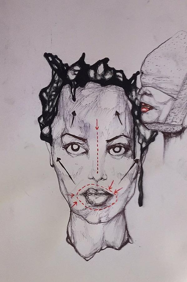 599x900 plastic surgery drawing - Plastic Drawings