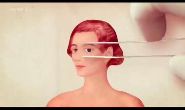 600x358 Animated Short Film Shows A Drawing Of A Woman Undergoing Plastic - Plastic Surgery Drawing