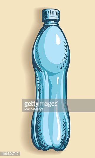 322x535 Plastic Vector Drawing Stock Vectors - Plastic Water Bottle Drawing