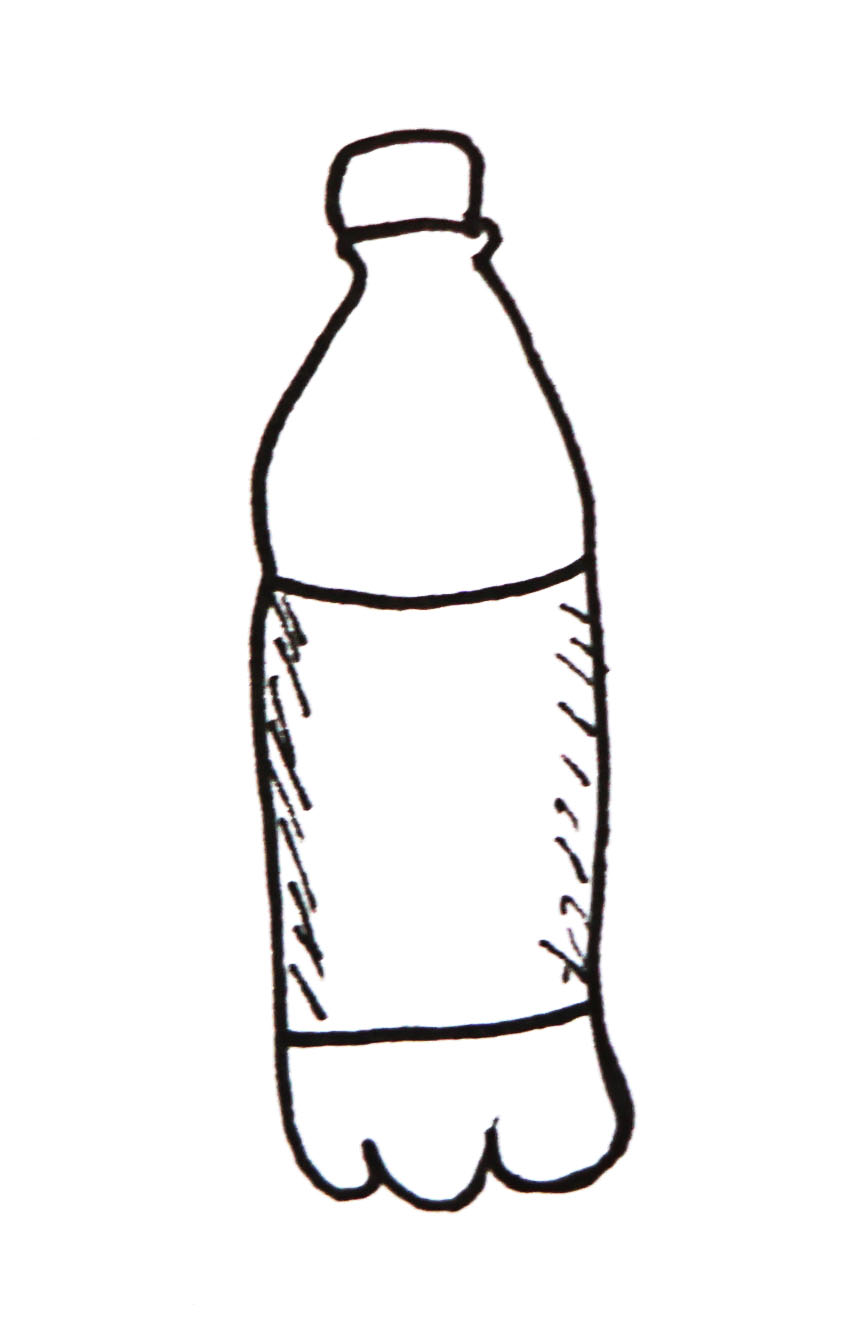 858x1326 Respect Our Playground Our First Home - Plastic Water Bottle Drawing