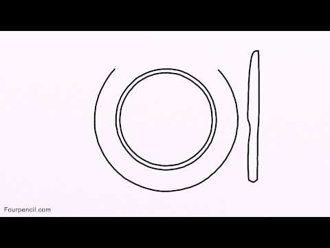 480x360 how to draw plate step - Plate Drawing