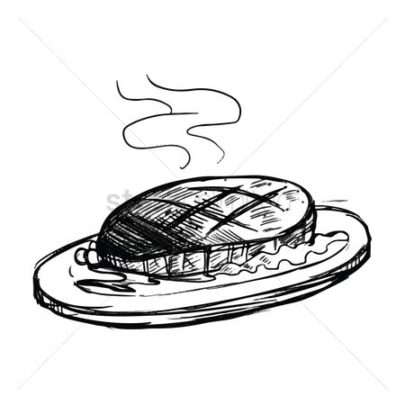 450x450 free plate of food drawing stock vectors stockunlimited - Plate Of Food Drawing