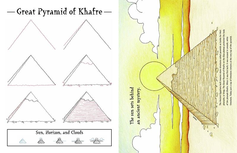 800x518 ralph masiello's ancient egypt drawing book charlesbridge - Plateau Drawing