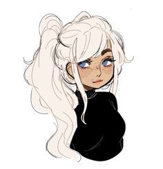 236x244 image result for girl with platinum blonde hair and blue eyes - Platinum Drawing
