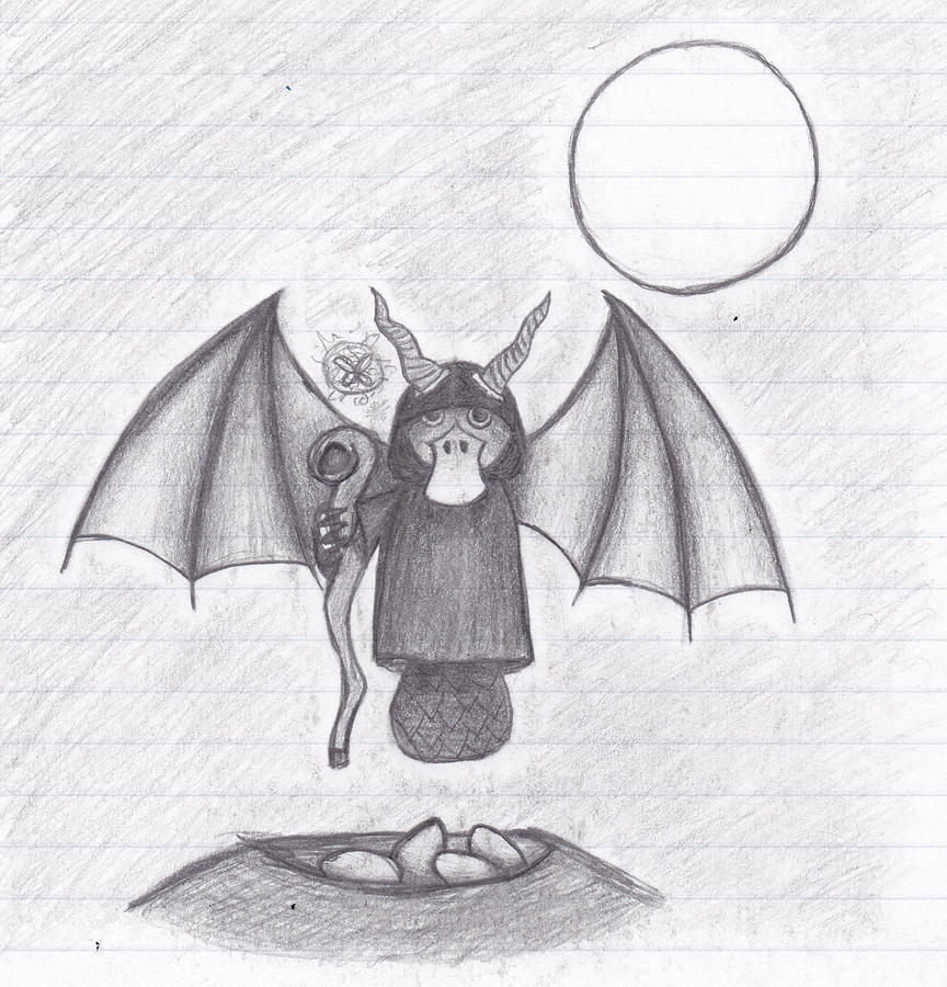 864x900 fantasy platypus drawing - Platypus Drawing