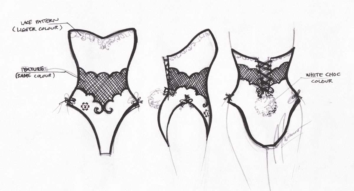 1200x648 edible chocolate corset for playboy bunny - Playboy Bunny Drawing