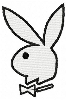 279x414 Playboy Bunny Logo Machine Embroidery Design - Playboy Bunny Drawing