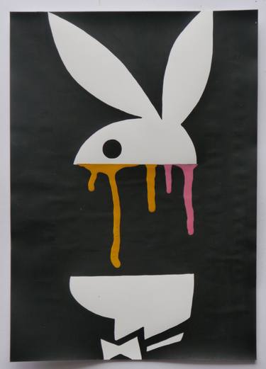 375x521 split playboy bunny drawing - Playboy Bunny Drawing