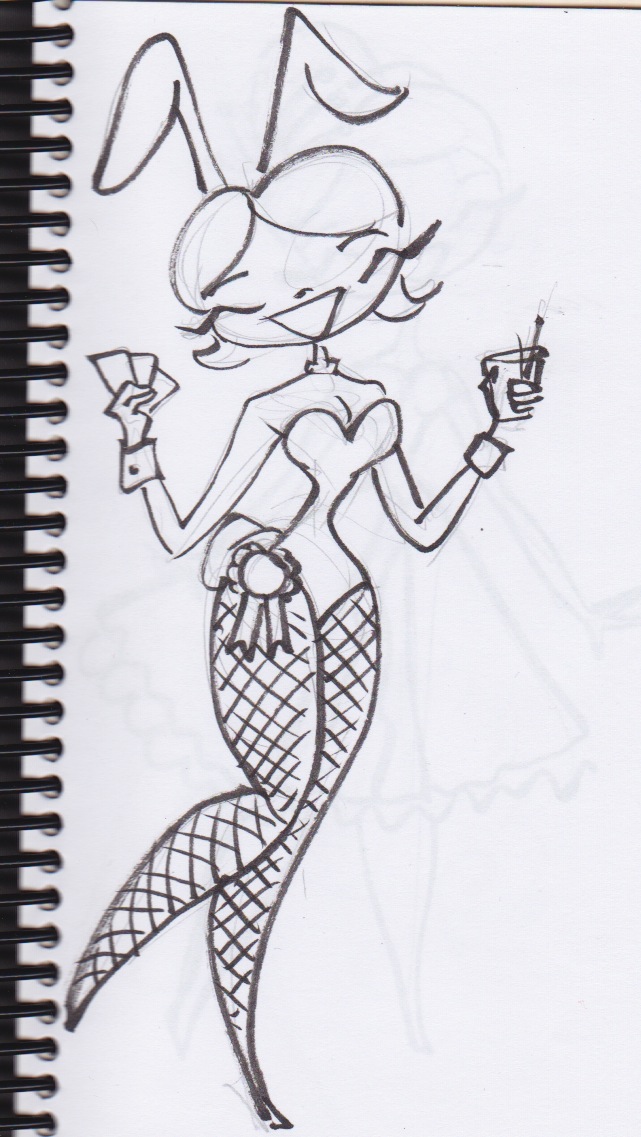 641x1137 Daisy's Drawings Playboy Bunny - Playboy Bunny Drawing