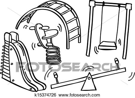 450x326 Huge Collection Of 'playground Drawing' Download More Than - Playground Drawing Black And White