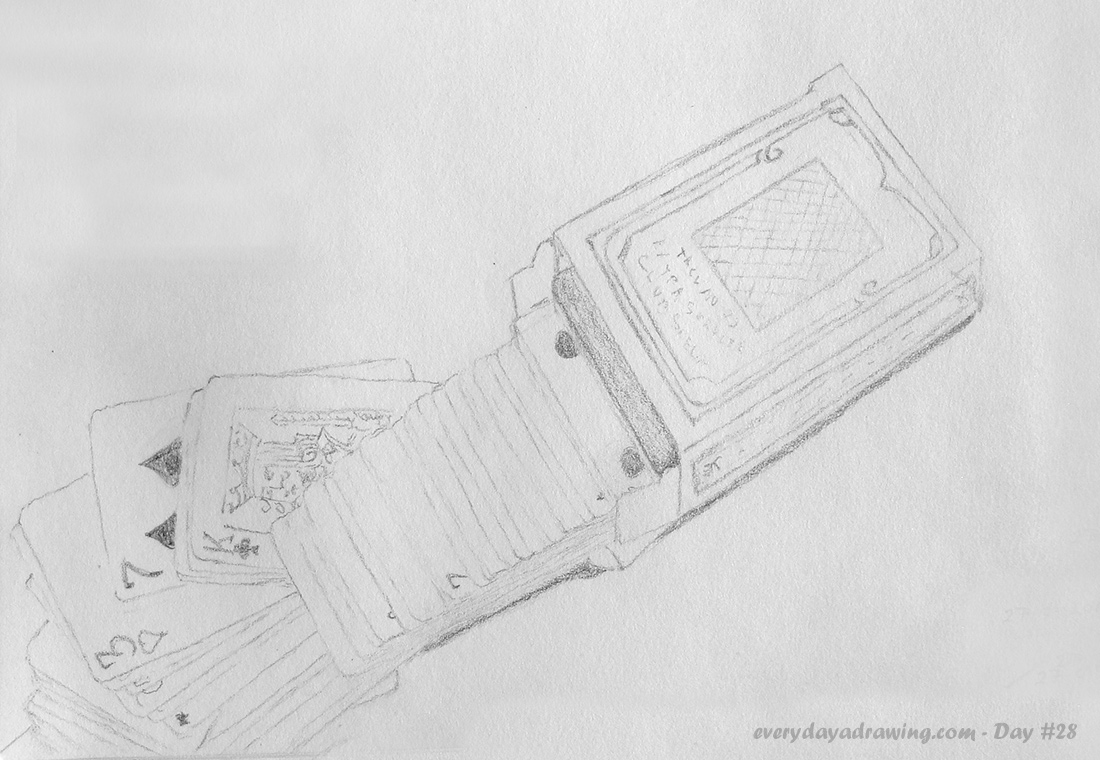 1100x760 Day - Playing Cards Drawing