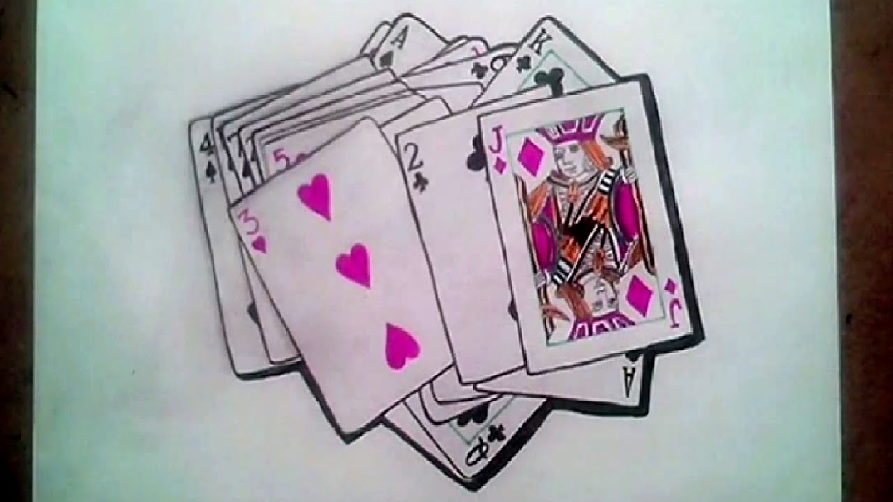 Playing Cards Drawing at Explore collection of