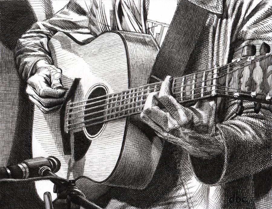 900x691 Oscar Plays Guitar Drawing - Playing Guitar Drawing