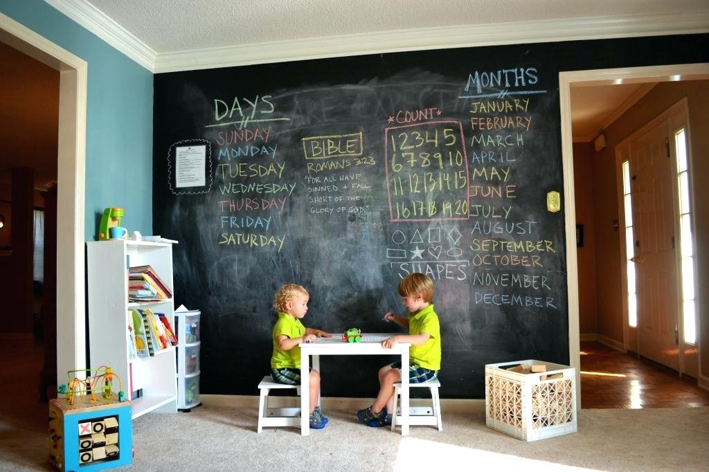 1024x682 chalk board walls kids chalkboard wall for drawing area - Playroom Drawing