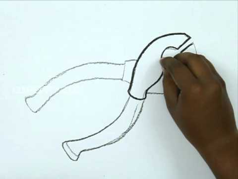 480x360 How To Draw A Pliers - Pliers Drawing