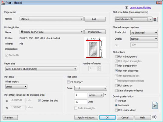 535x400 How To Plot A Drawing In Autocad - Plot Drawing