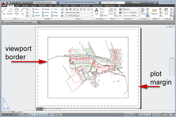 600x400 Plotting Scaled Drawings With Autocad - Plot Drawing