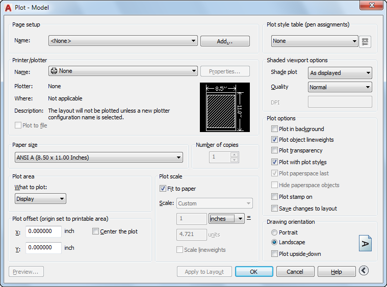 759x563 To Plot A Drawing Autocad Autodesk Knowledge Network - Plot Drawing