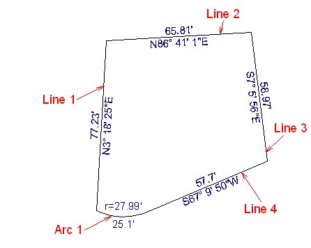 446x356 Drawing A Plot Plan - Plot Drawing