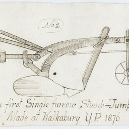 256x256 working drawings of ploughs plan state library of south australia - Plough Drawing