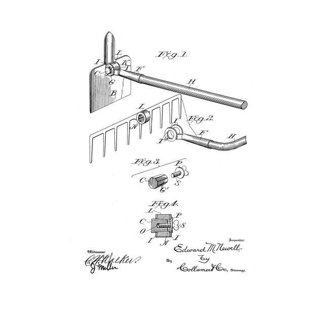630x630 Plow Vintage Patent Drawing - Plow Drawing