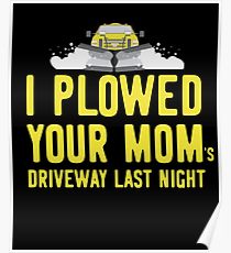 210x230 plow drawing posters redbubble - Plow Truck Drawing