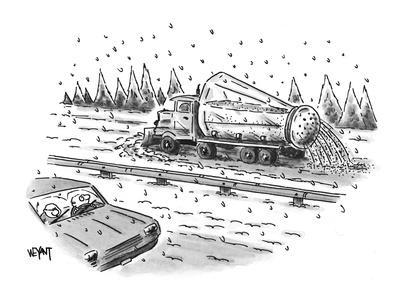 400x300 plow truck salts highway from giant salt shaker on back of truck - Plow Truck Drawing