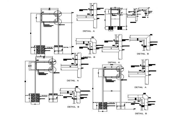 650x400 Plumbing Details Dwg Autocad Drawing - Plumbing Drawing