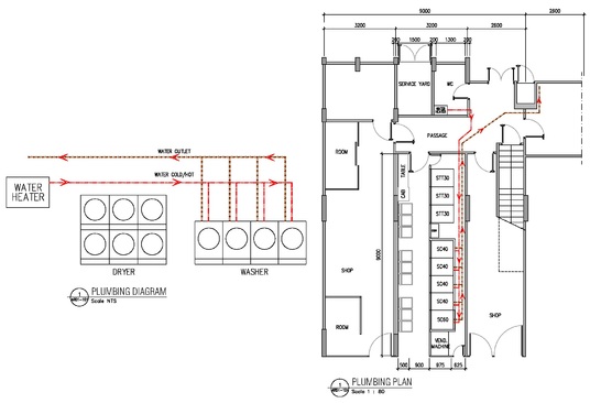 536x366 Draw Mechanical Electrical Plumbing And Hvac Drawing For Your - Plumbing Drawing