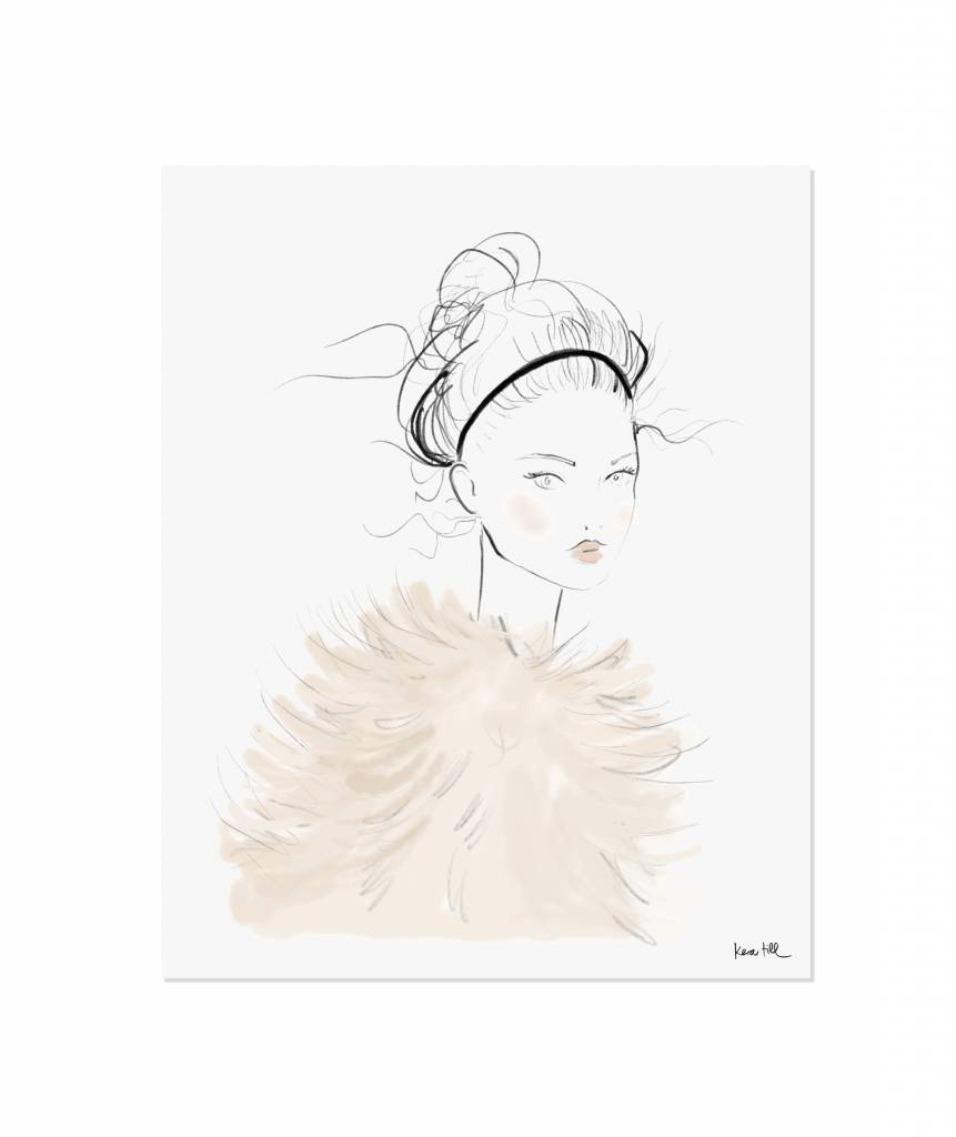 861x1024 plume - Plume Drawing