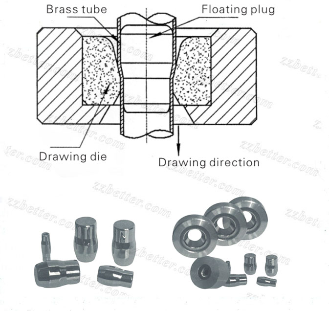 673x636 tungsten carbide drawing floating plunger for brass tube - Plunger Drawing