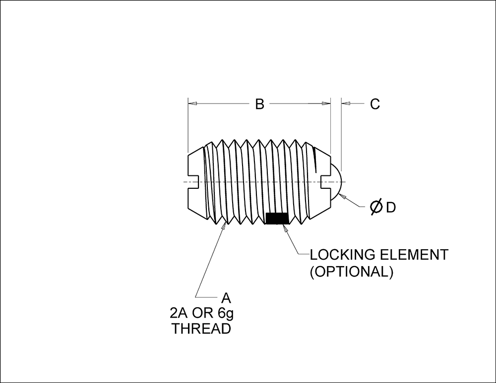 1000x773 ball plunger steel stainless steel vlier spring loaded devices - Plunger Drawing