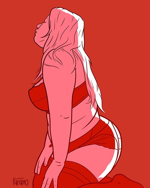 500x625 plus size women - Plus Size Drawing