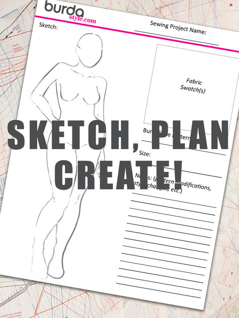 475x633 croquis composition of plus size fashion figure drawings sewing - Plus Size Figure Drawing