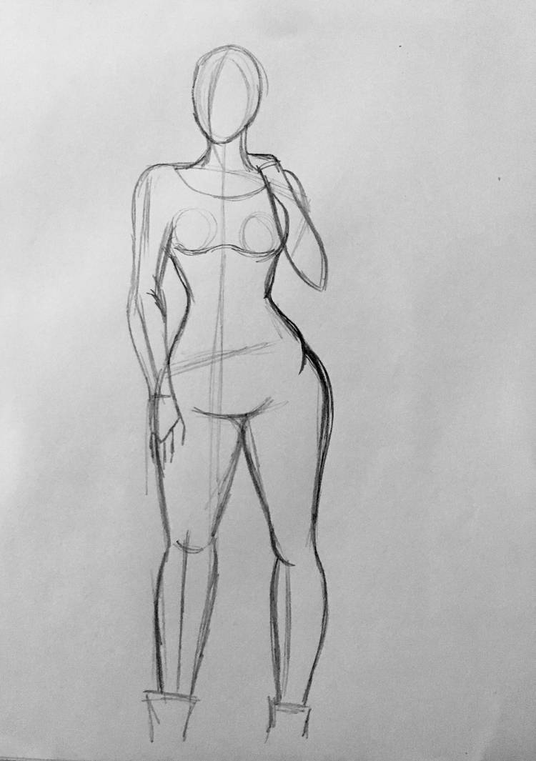 750x1065 plus size beauty wip - Plus Size Figure Drawing